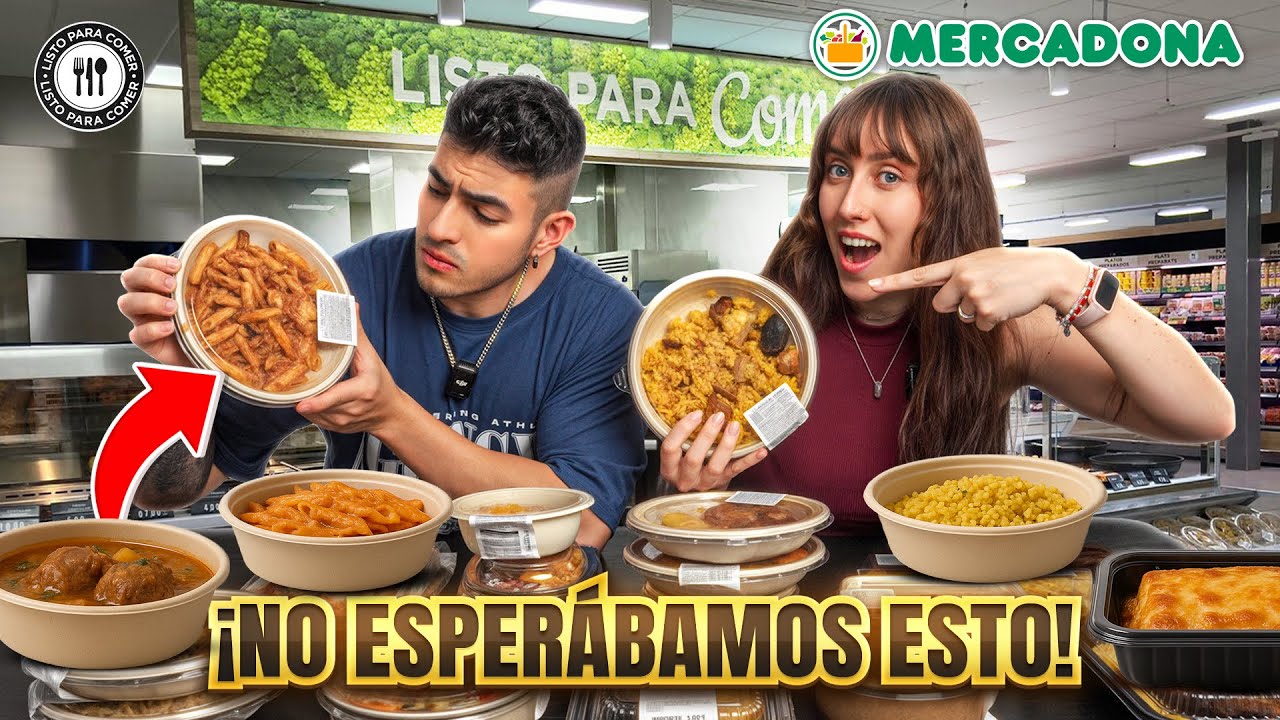 Probamos TODA la COMIDA PREPARADA de MERCADONA 🛒 ¿Cuál vale la pena?