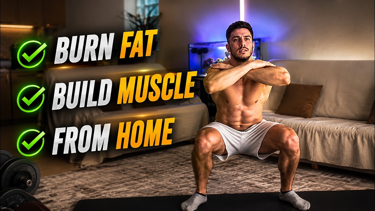 15min Hiit Cardio Full Body Home Workout | Burn Fat + Build Muscle