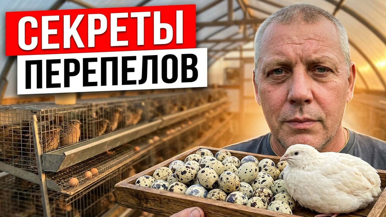 🐣 СЕКРЕТЫ содержания перепелов, которые меня ПОРАЗИЛИ #МоеПодворье