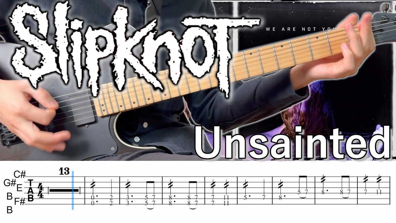 Unsainted  / Slipknot (screen TAB)