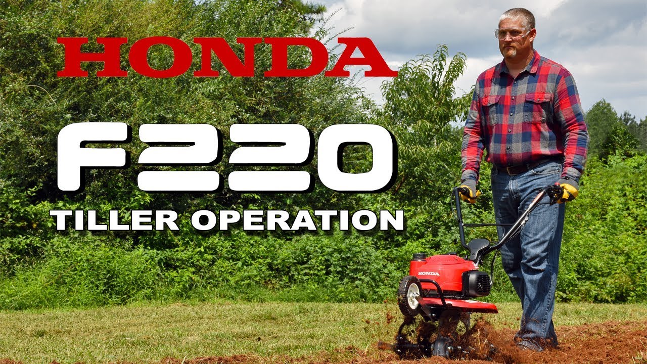 Honda F220 Tiller Operation