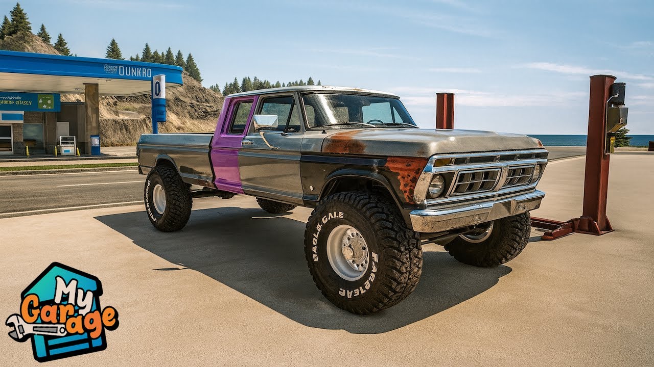 DIESEL MUD TRUCK GETS BIGGER MUD TIRES! - My Garage