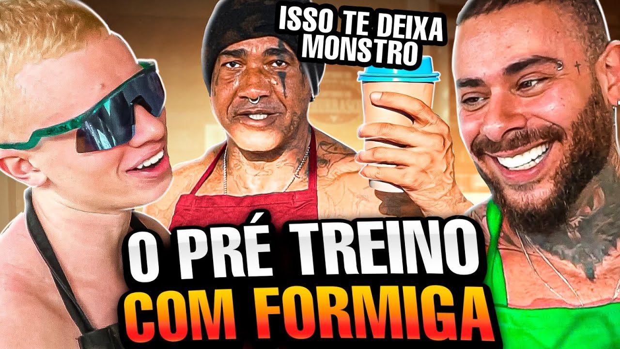FIZEMOS O PRÉ TREINO MAIS INSANO DO MUNDO! - LEO STRONDA Feat Albino e Jhaba