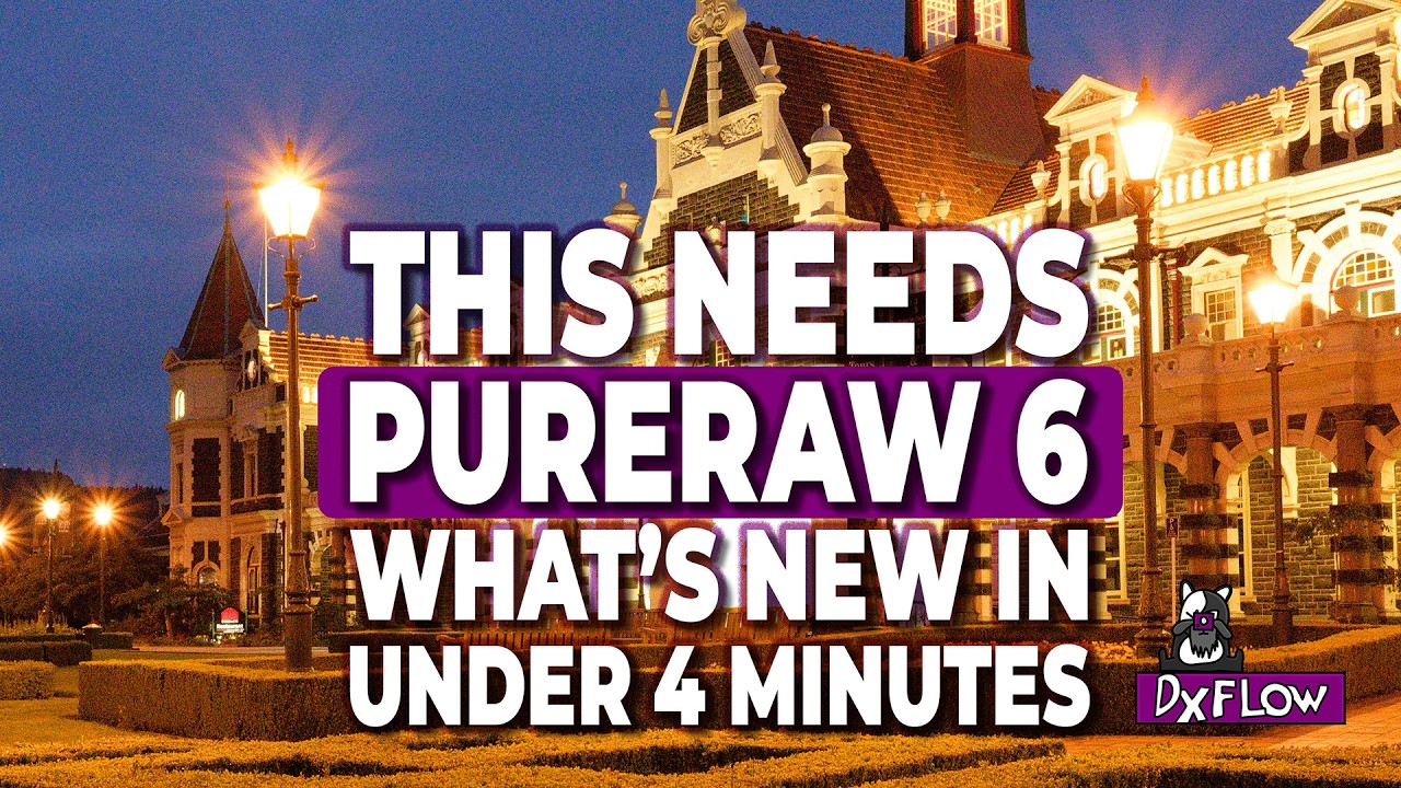 PureRaw 6: 3 огромных улучшения, объясненных менее чем за 4 минуты!