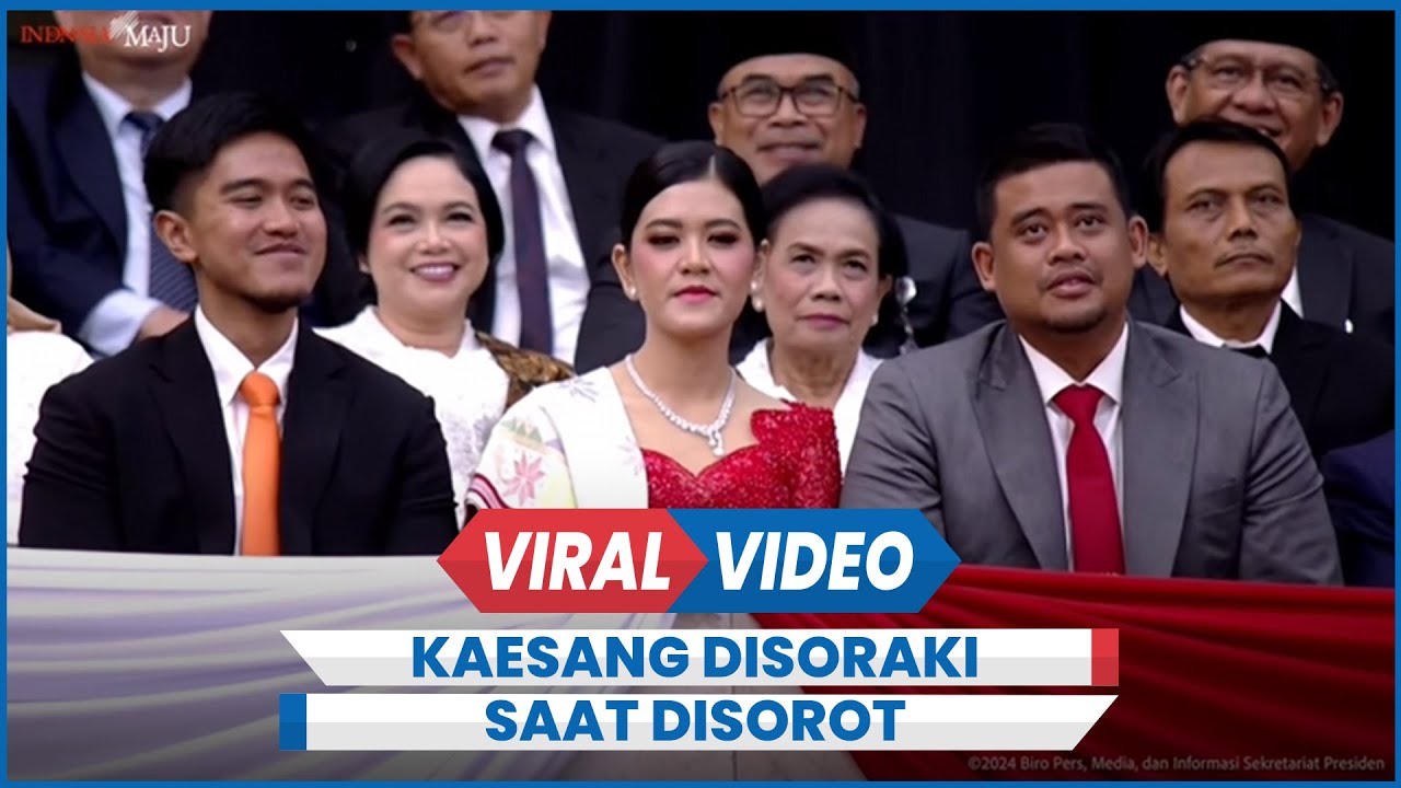 Detik-detik Kaesang Disoraki Saat Disorot Hadiri Pelantikan Prabowo-Gibran di MPR