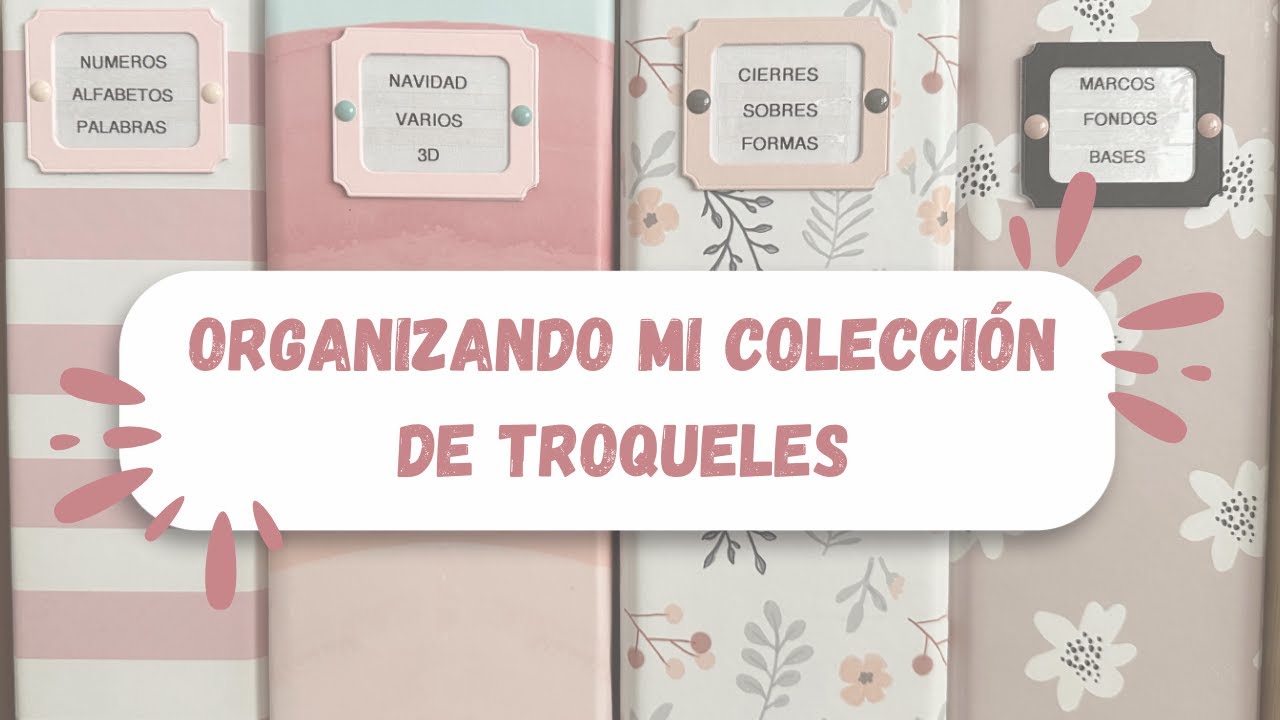 ¿Cómo ORGANIZO los TROQUELES?  - Os enseño mi COLECCIÓN COMPLETA
