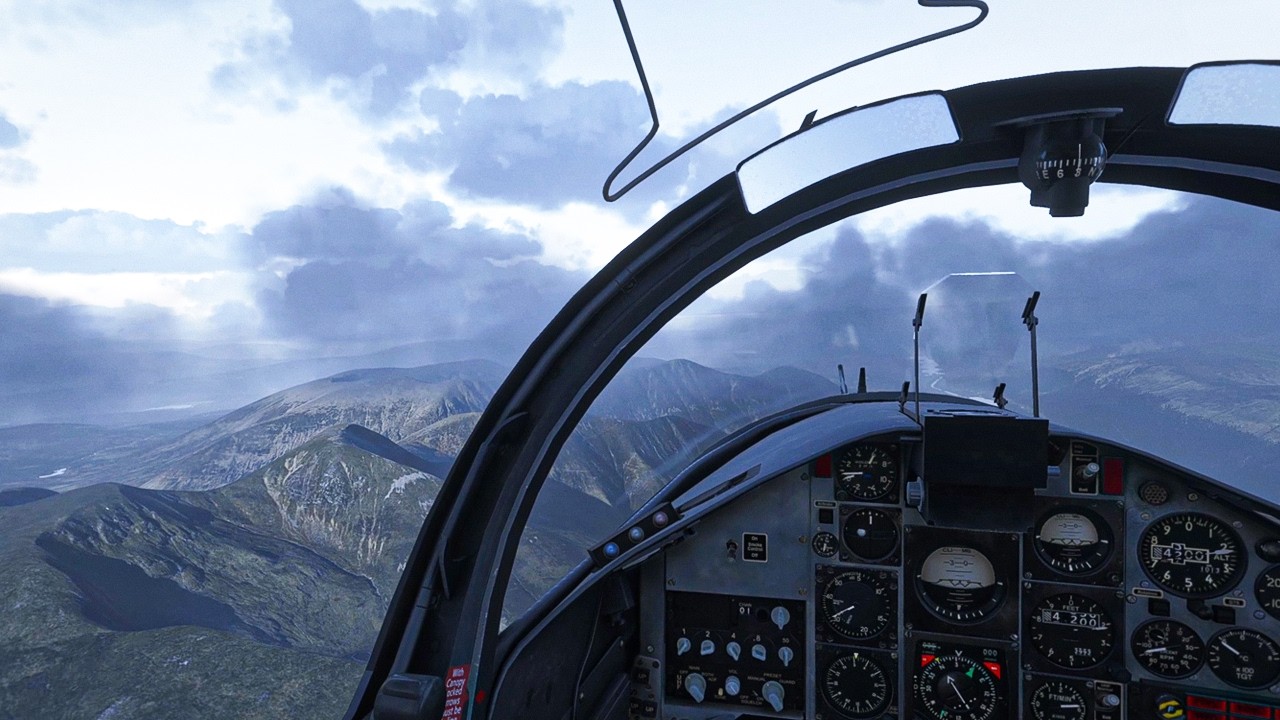 Evening Flight Over Spectacular Scottish Highlands | Hawk T1 | Microsoft Flight Simulator