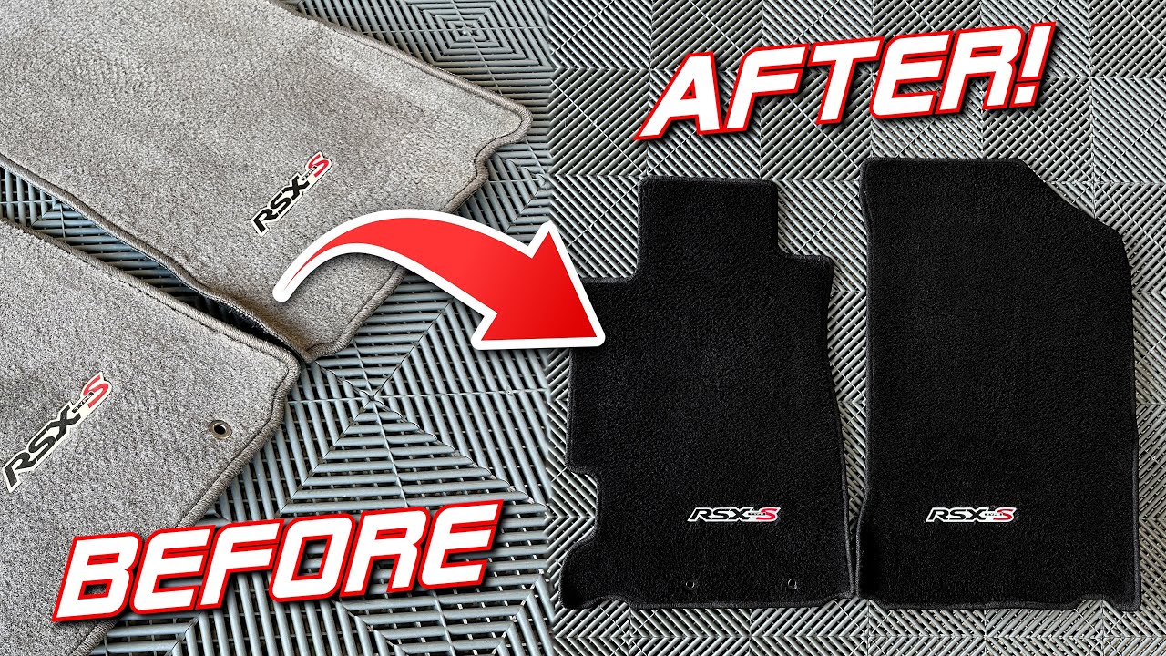 How to Re-Dye and Restore Your Vehicles Carpet and Floor Mats!