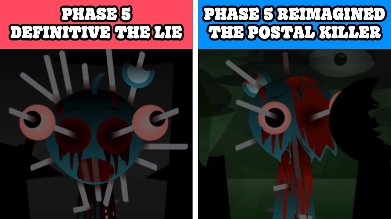 Incredibox Sprunki Phase 5 Definitive the lie Fanmade vs Phase 5 Reimagined: The Postal Killer