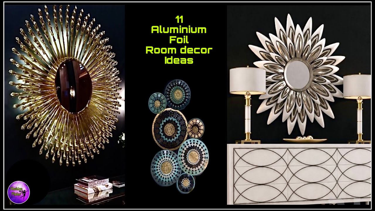 11 Aluminium Foil craft ideas part - 2 | home decorating ideas | diy | craft ideas | Fashion Pixies