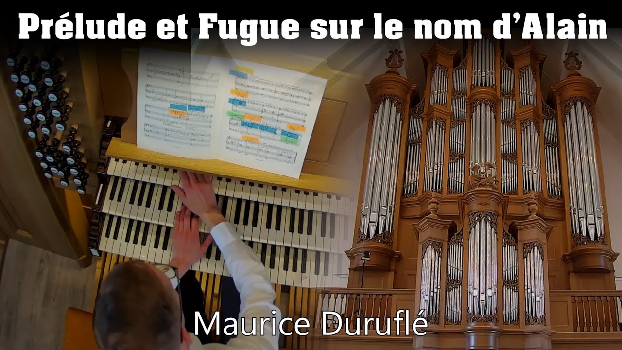 M. Duruflé - Prélude et Fugue sur le nom d’Alain  - Gert van Hoef - Bethelkerk Lunteren