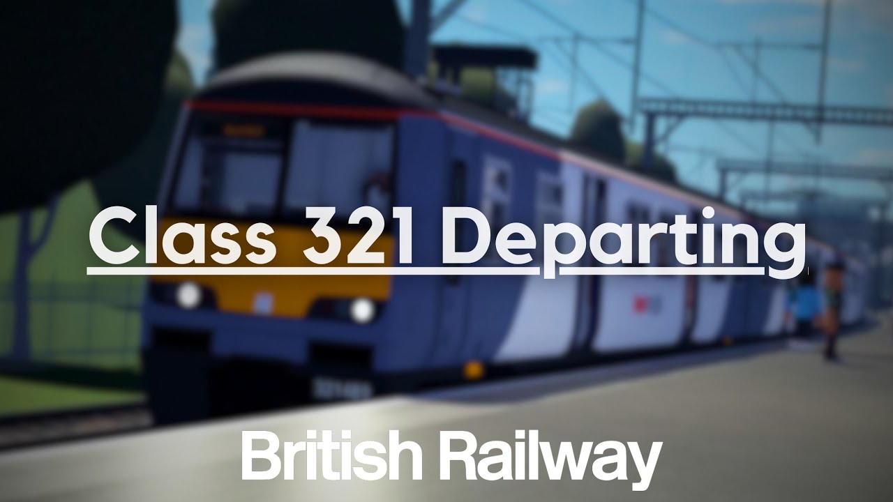Class 321 departs Mill Bridge │ Roblox British Railway