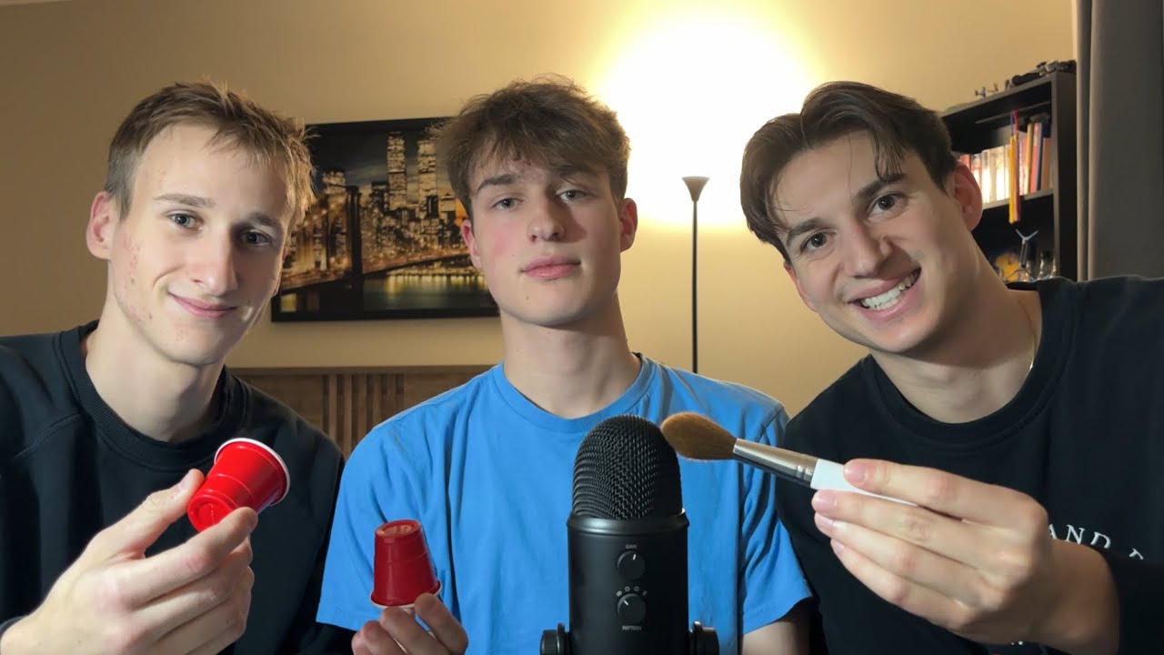 My Brothers Try ASMR!