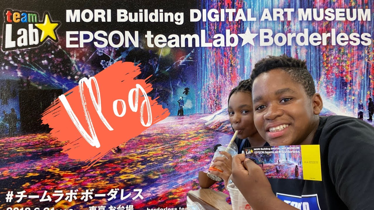 Best Tourist Attractions in Tokyo Japan 🇯🇵 | TeamLab Boarderless | South African YouTuber 🇿🇦
