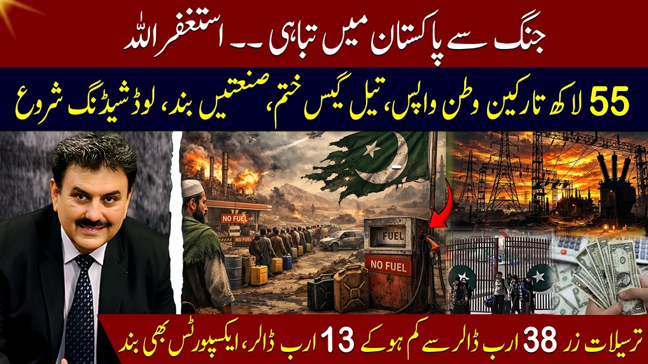 Iran-US War Impact on Pakistan: Oil & Gas Crisis, Load Shedding Starts | #najamwalikhan