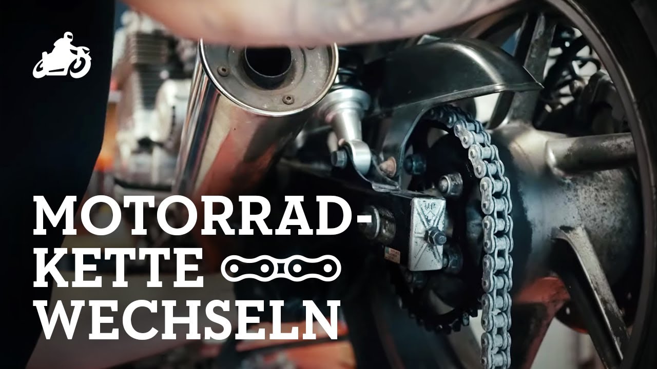 Motorrad Kette wechseln in wenigen Schritten #diy