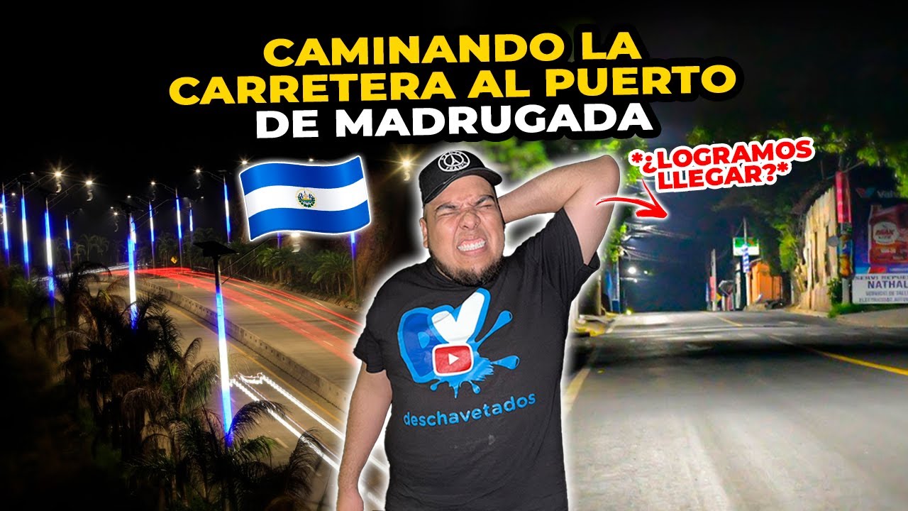 CAMINANDO TODA la CARRETERA al PUERTO de MADRUGADA *fue extremo* 🥺