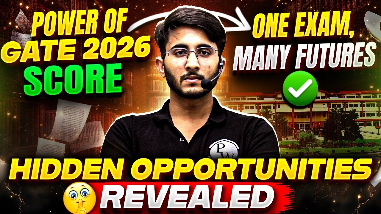 Hidden Benefits of GATE 2026 Score 🔥 | PSU Jobs, Research, MS Abroad &ndash; Everything Explained