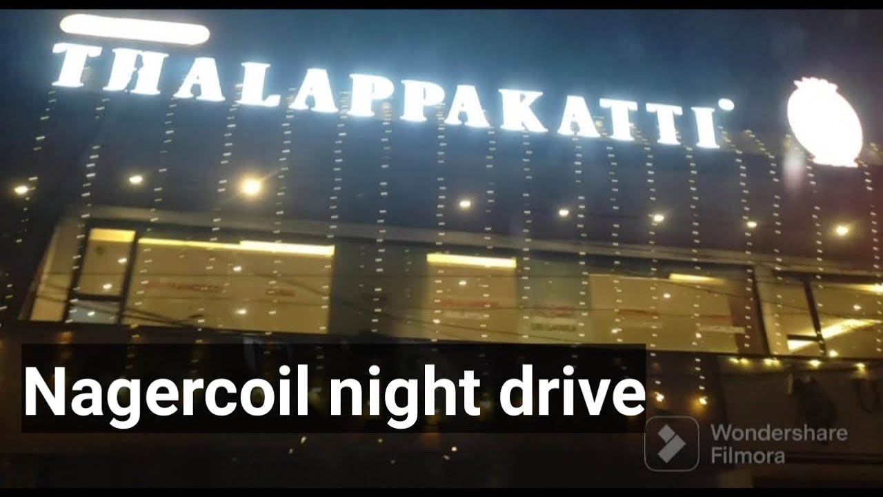 Night drive in Nagercoil town/night drive/Nagercoil night drive