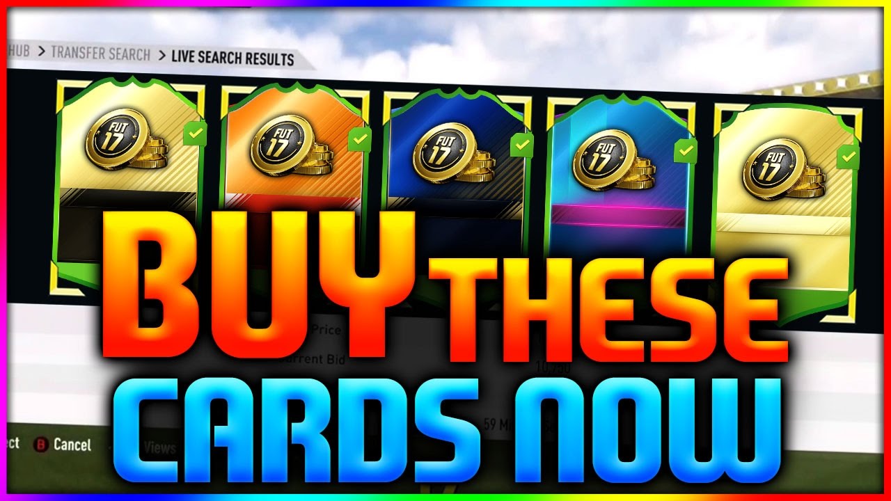FIFA 17 |  YOU SHOULD BUY THESE CARDS NOW... (FIFA 17 TRADING METHOD *HOW TO MAKE COINS ON FIFA 17*)