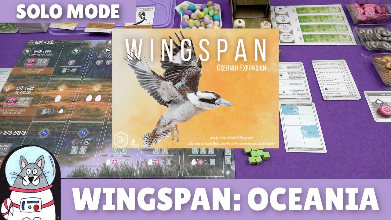 Wingspan: Oceania Expansion | Solo Playthrough