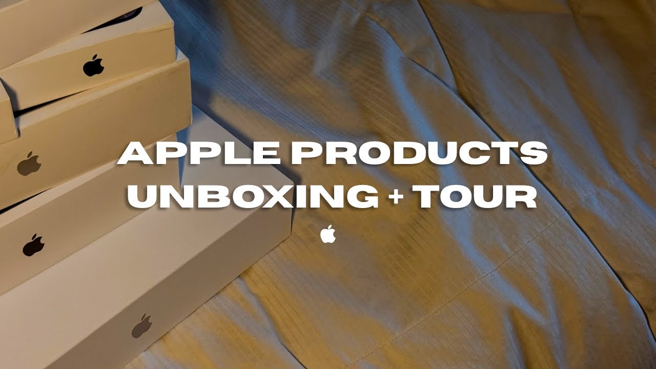 Apple Ecosystem Unboxing  📦 | iPhone, iPad, MacBook, AirPods