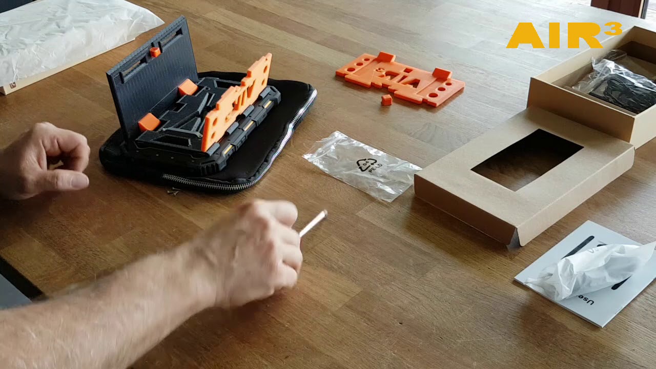 AIR&sup3; Mounting the base in less than 2 minutes