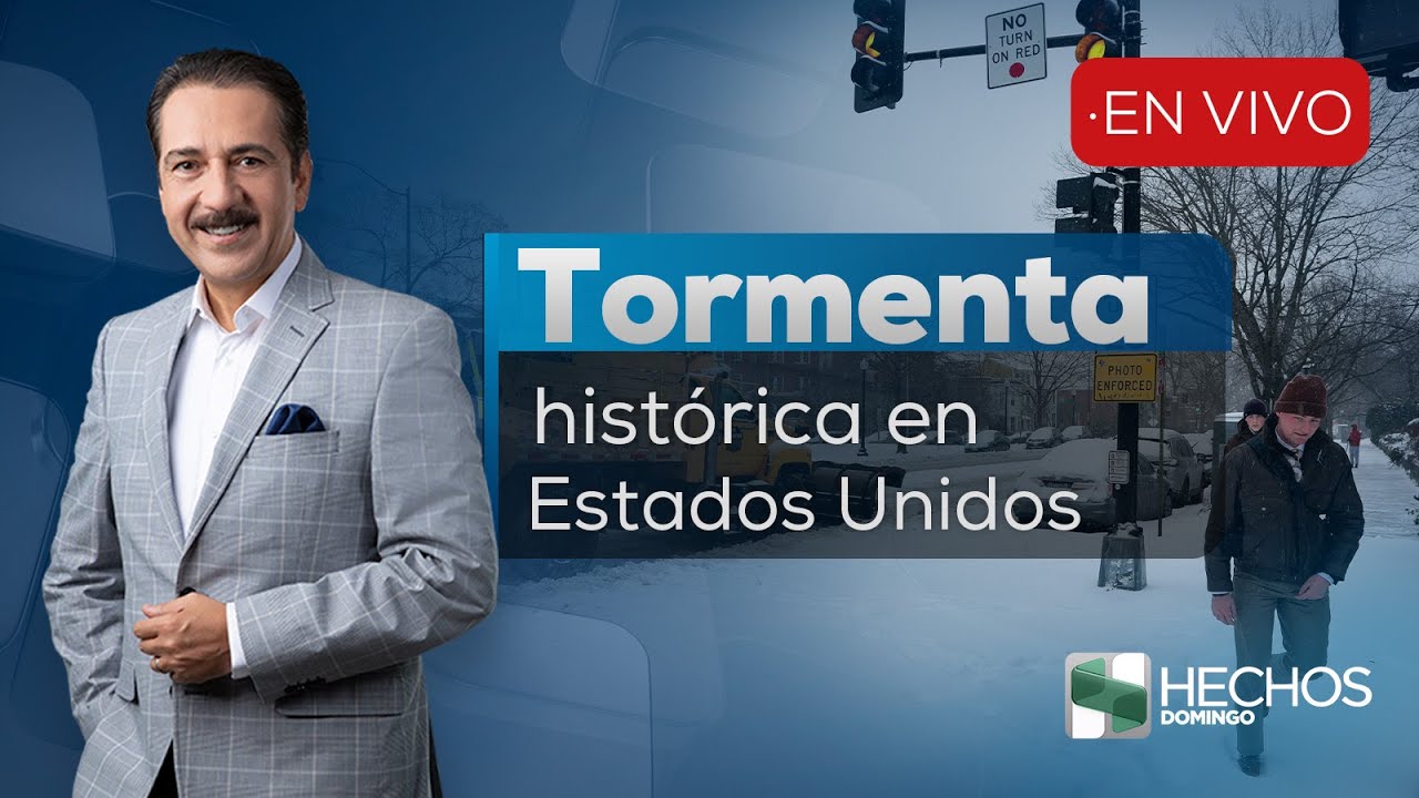 #HechosDomingo | Histórica tormental invernal pone en alerta a Estados Unidos  (25/01/26)