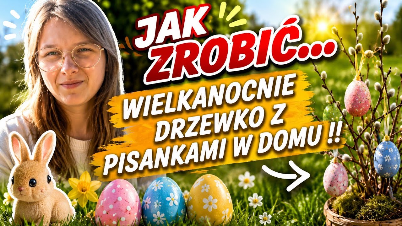 Nie uwierzysz jak łatwo zrobić takie mini drzewko wielkanocne !!