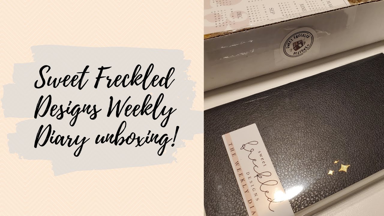 Sweet Freckled Designs Weekly Diary unboxing | Hobonichi weeks but better?!
