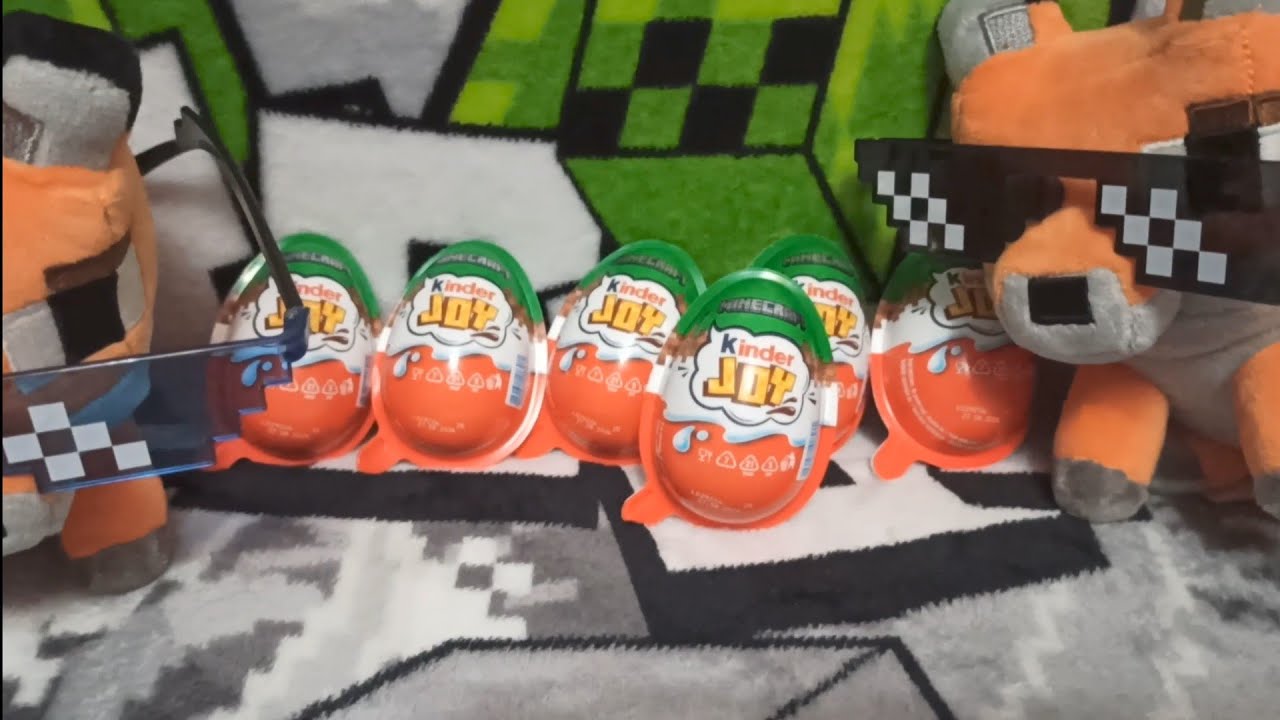 Minecraft & Kinder Joy #minecraft #minecraftsurprise #kinderjoy #clashroyale #kinder 