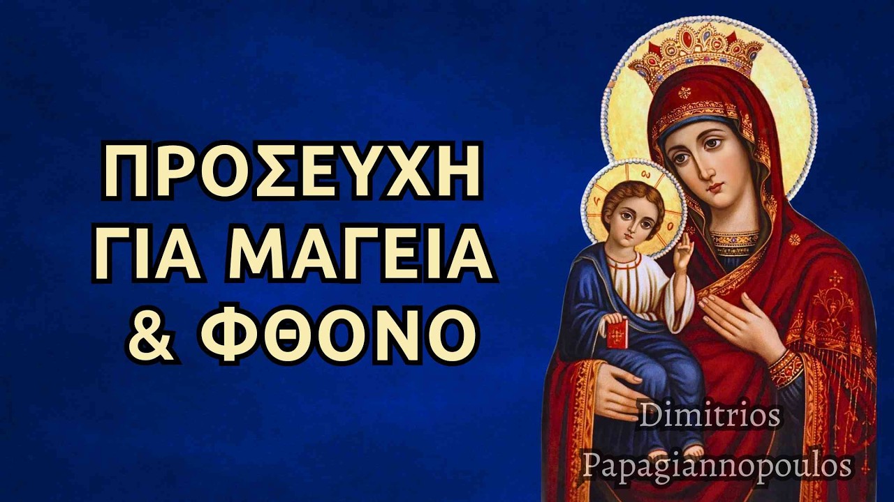 Προσευχή για μαγεία, φθόνο & γλωσσοφαγιά (Πανίσχυρη δύναμη της Παναγίας)