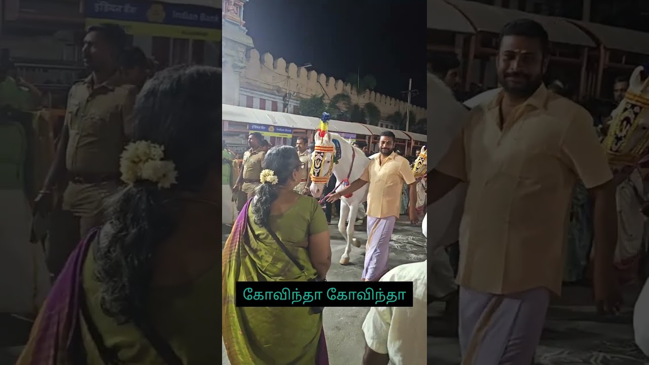 ஸ்ரீரங்கம் உற்சவர் வீதி உலா காட்சி அருமை#sriranganathaswamytemple #tamil #god #tuesday #videos 