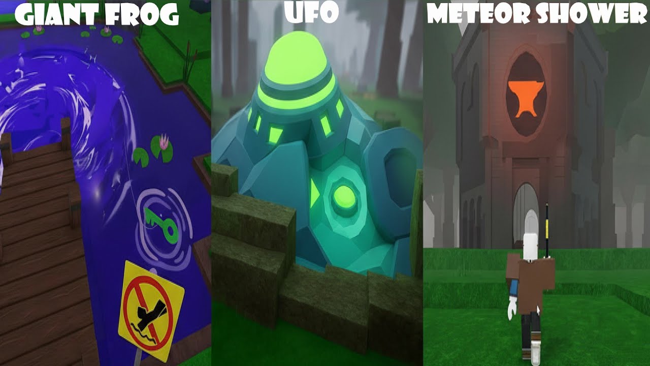 UFO, Frog, and Meteor Event in 99 Nights in the Forest!