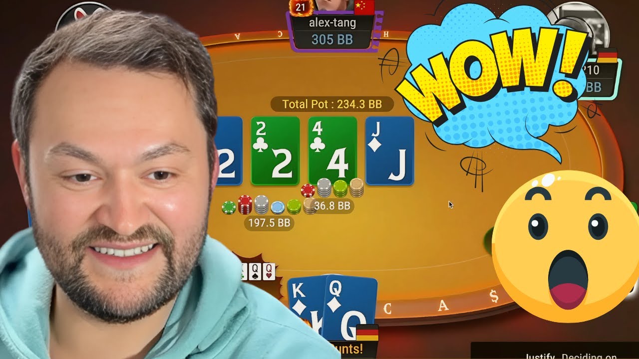 HUGE TURN CARD IN 3 WAY ALL IN SPLASH POT