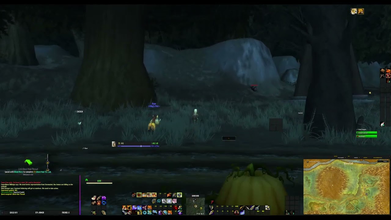 [24] Ghost Hair Thread | Duskwood (ID: 149) - Turtle Wow Quest Database