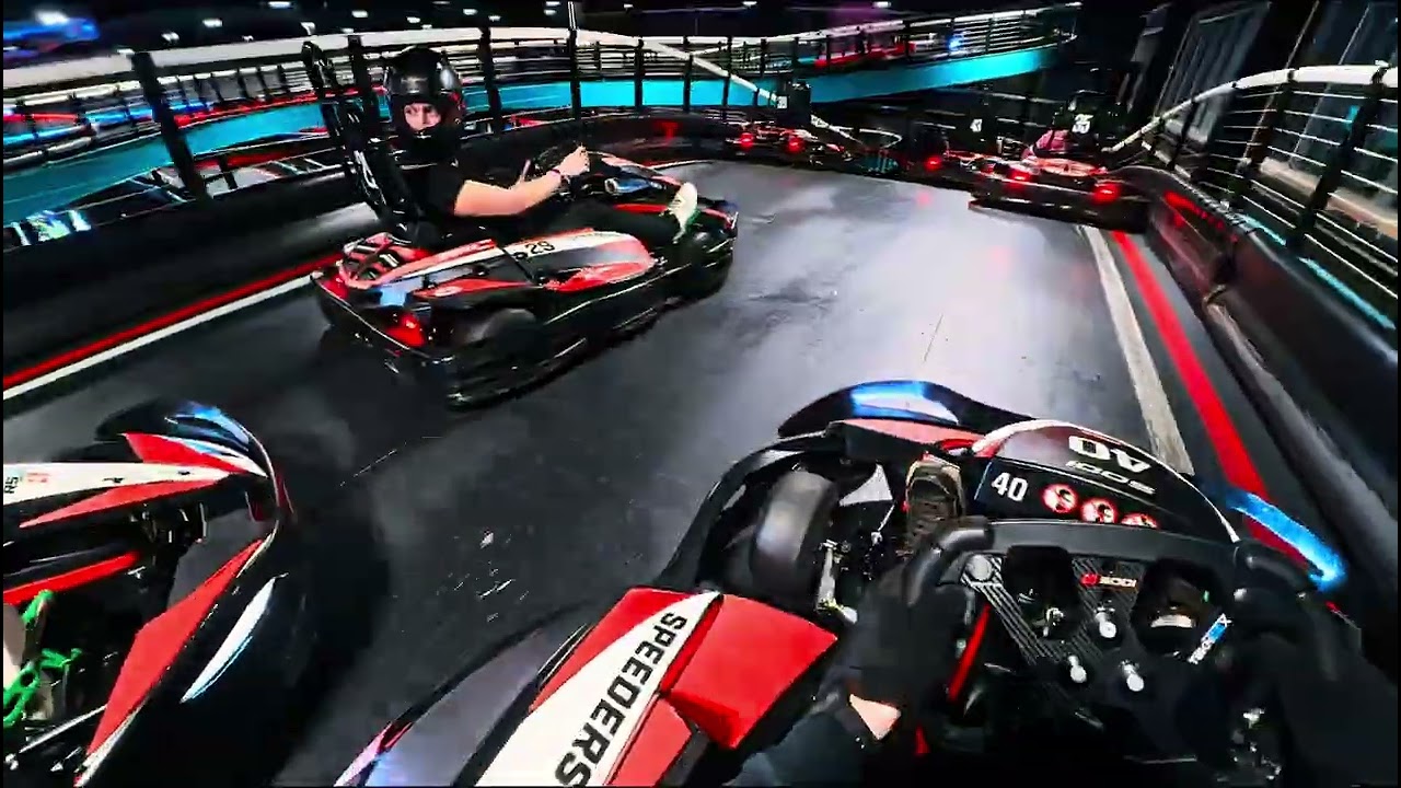 Go kart at Speeders Chinook with CCE