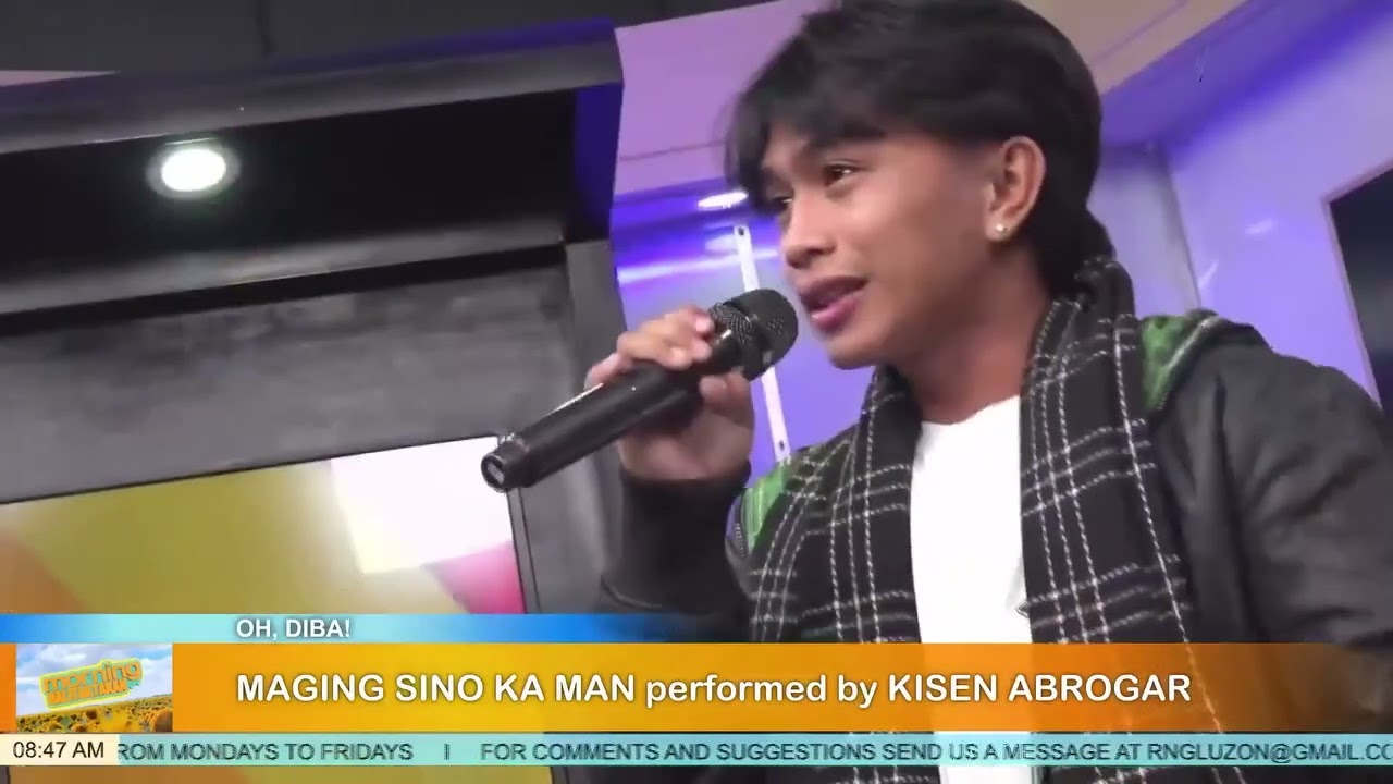 Maging sino ka man cover by Kisen Abrogar @ Morning Balitaktakan 