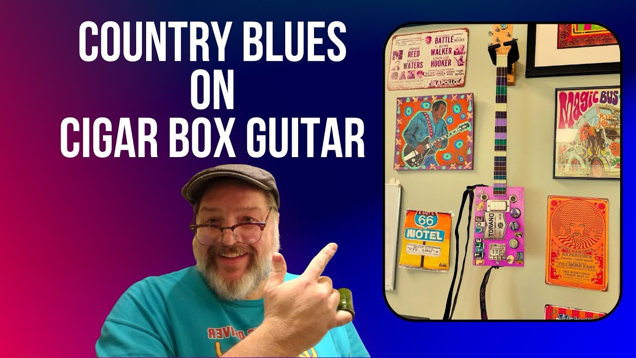 How to play Country Blues on a Cigar Box Guitar | A Slide Guitar Lesson