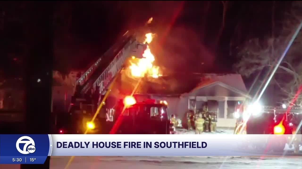 Woman dies after being trapped Southfield house fire