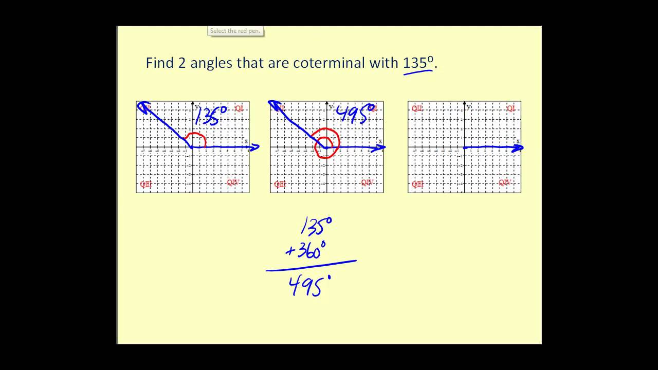 Angles in Standard Position