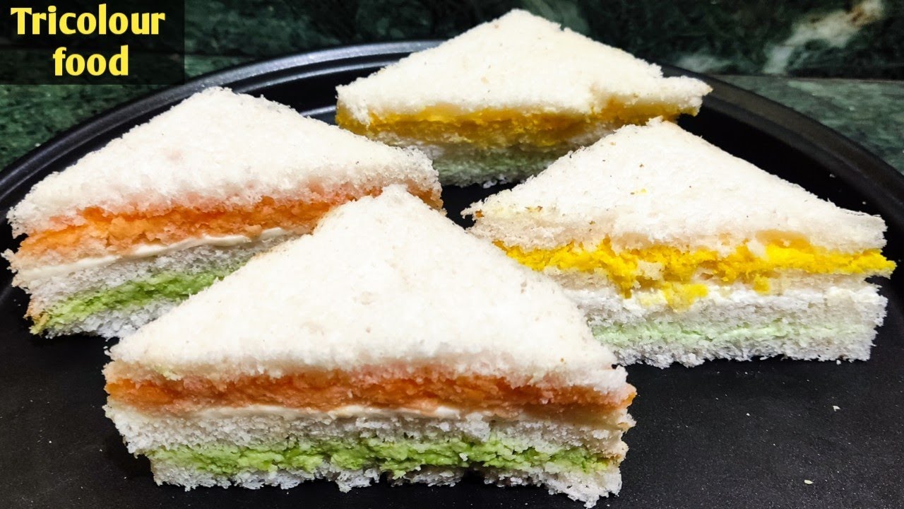 Tiranga Sandwich|Tricolour Sandwich Recipe|2 Types tiranga food|Tricolour Food|August 15 Recipe|Food