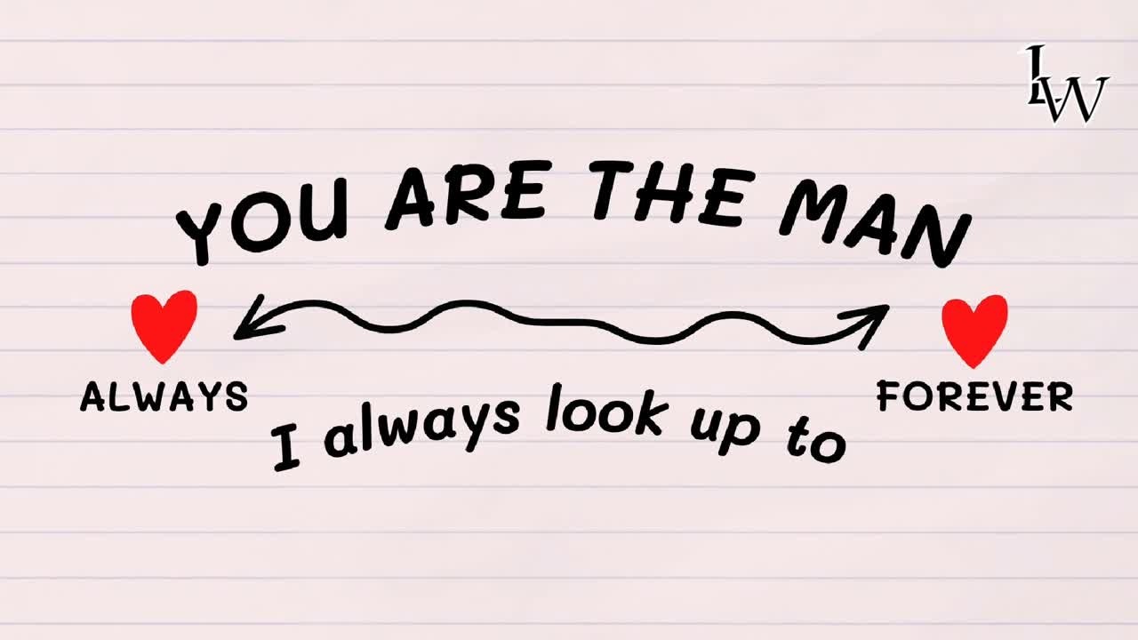 Ты тот мужчина, на которого я всегда равняюсь 🥹