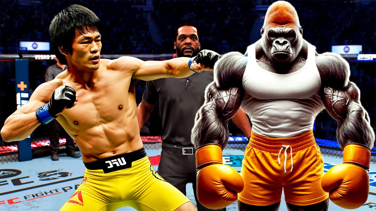 PRIME Bruce Lee vs. Attack Gorilla | EA Sports UFC 4