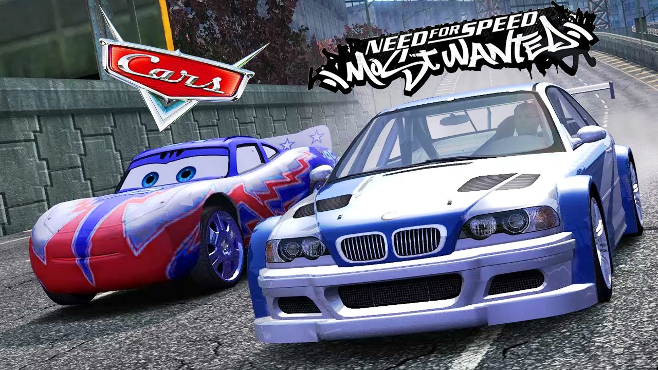 Razor vs Lightning McQueen (NFS MOST WANTED)