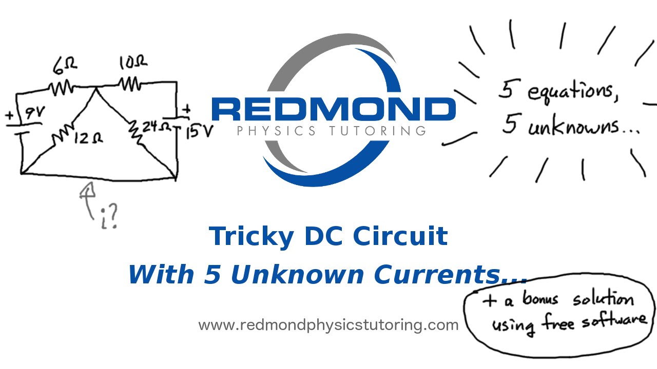 Tricky DC Circuit Analysis - 5 unknown currents!