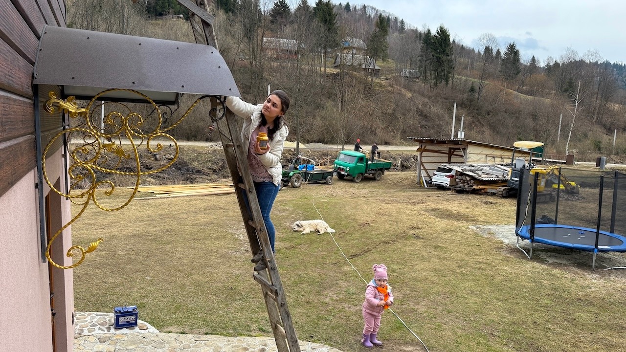 Building a Bridge in the Mountains 🌉 Hard Work & Homemade Food | Carpathian Village Life 🇺🇦