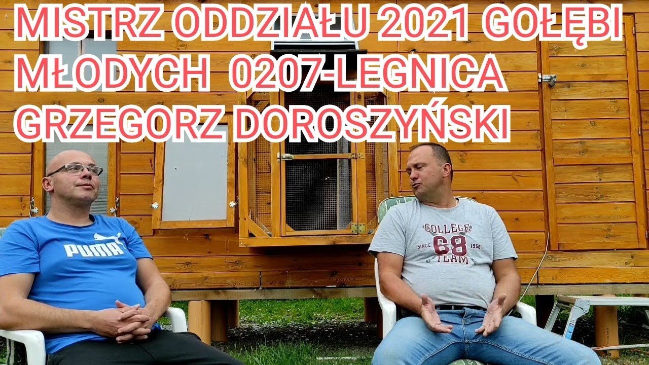 Wizyta u Mistrza Oddziału - gołębi młodych  Grzegorza Doroszyńskiego - 0207 Legnica
