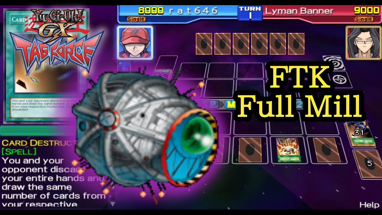 Empty Jar Deck vs. Lyman Banner [ Yugioh GX Tag Force 1 ]