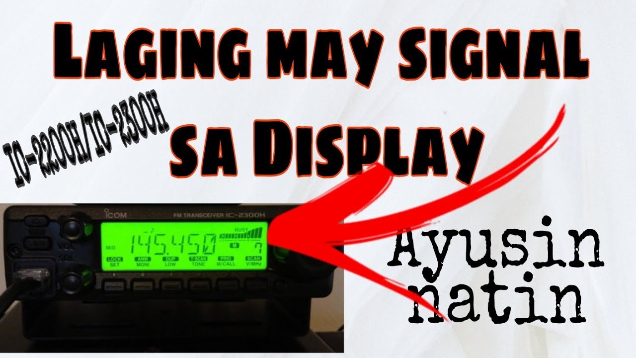 Receive Adjustment of Icom IC-2300H|JIG Cable for IC-2300H